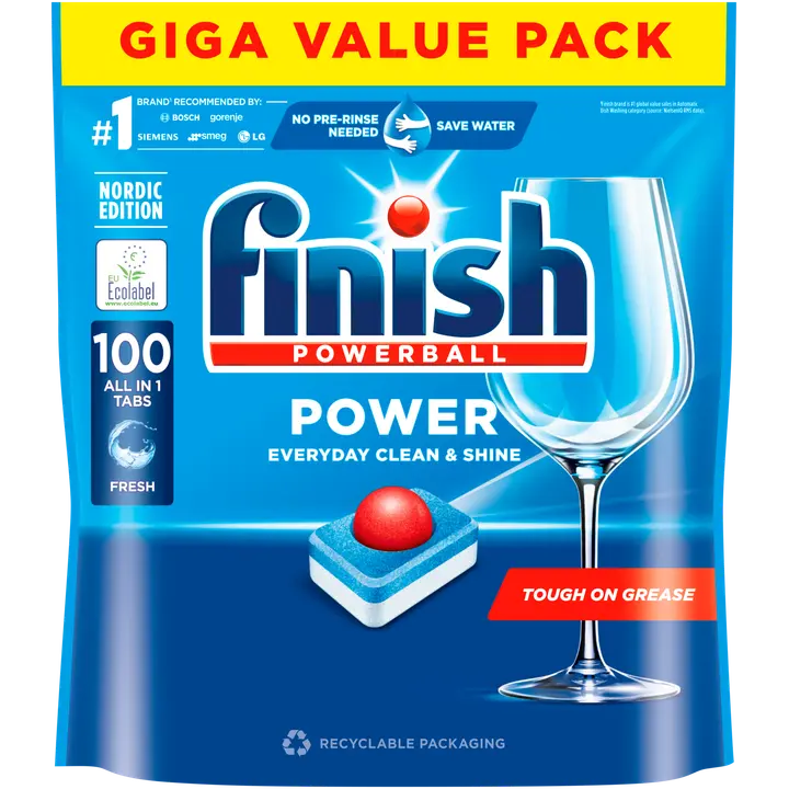 Finish 100Tab ALLinONE Max konetisk