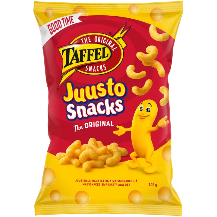 Taffel Juustosnacks ostbågar 105g