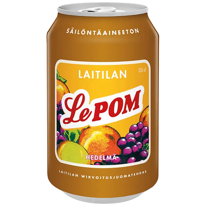 Laitilan Le Pom 0,33L hedelmänmakuinen limonaadi