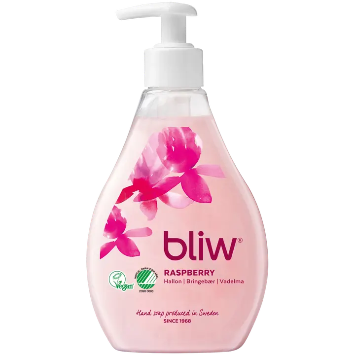 Bliw Vadelma pumppupullo nestesaippua 300ml