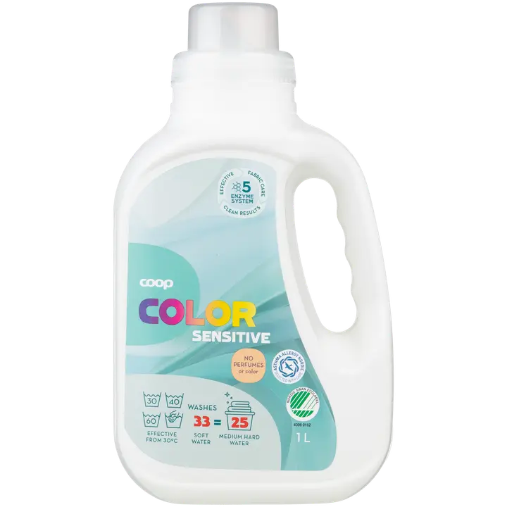 Coop Color Sensitive kirjopyykin pesuneste 1 l