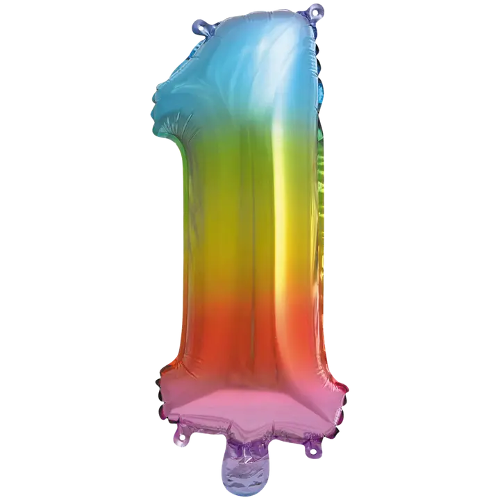 Decorata Party foliopallo Rainbow 35 cm No. 1