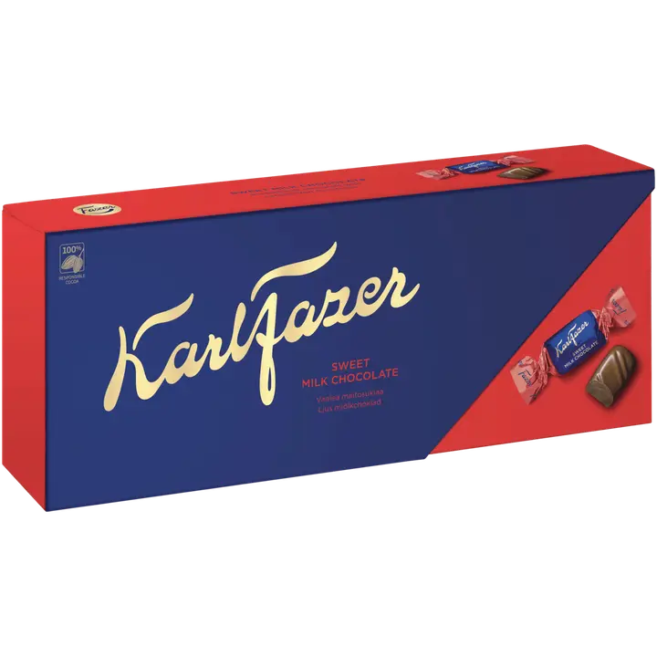 Karl Fazer vaalea maitosuklaa suklaakonvehti 270g