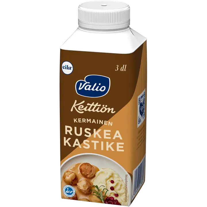 Valio Keittiön kermainen ruskea kastike laktoositon 3 dl