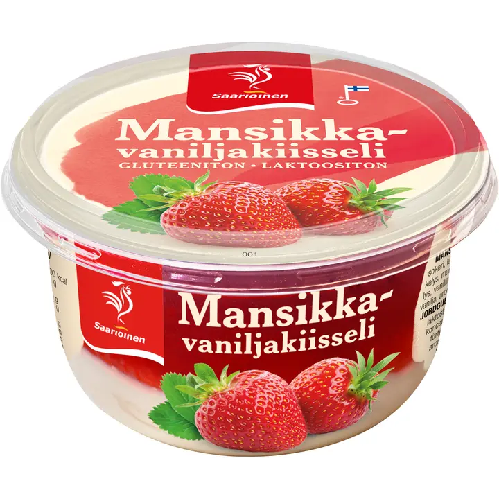 Saarioinen Mansikka-vaniljakiisseli 175g