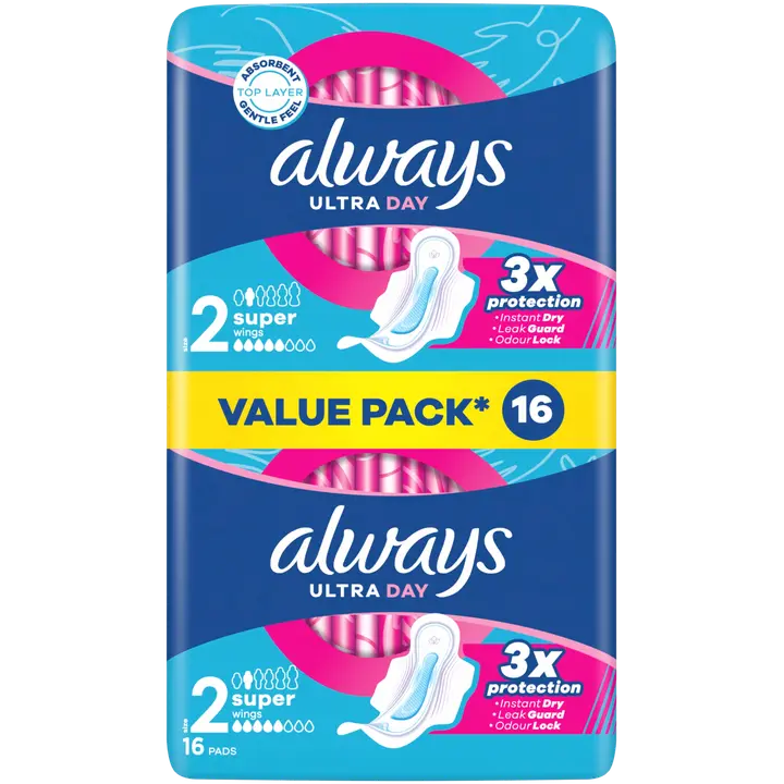 Always Hügieeniside Always Ultra S2 16tk