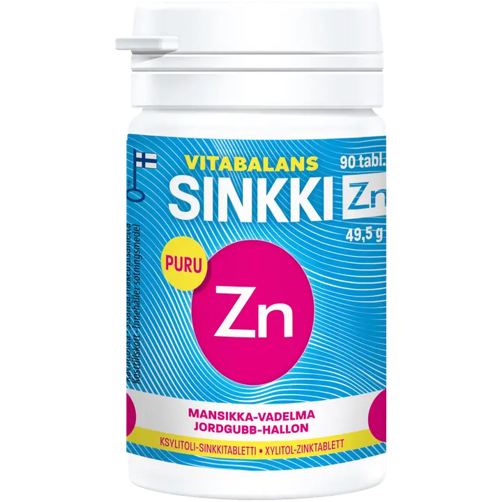 Vitabalans tsingitabletid ksülitoliga 90 tk 49,5 g