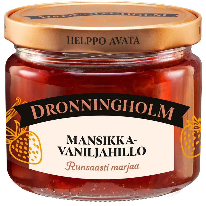 Dronningholm Jordgubbs-vaniljsylt 280 g