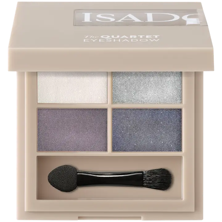 Isadora The Eyeshadow Quartet luomiväripaletti 12 Crystal Mauve 3,5 g