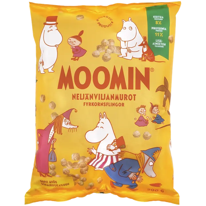 Moomin neljänviljan murot 200 g