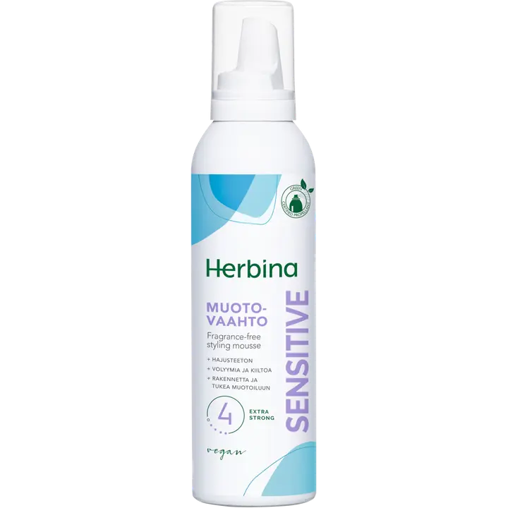 Herbina 200ml Sensitive muotovaahto erittäin voimakas hajusteeton