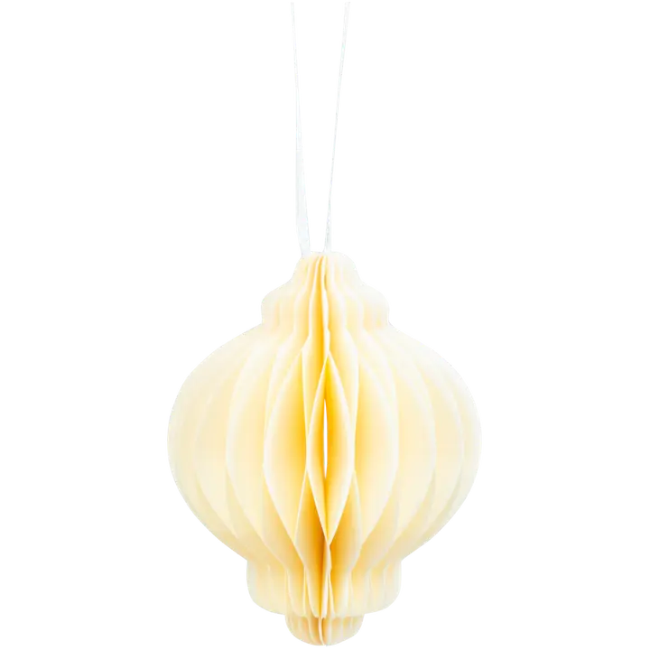 Kuuse ehe paberist 8 cm valge