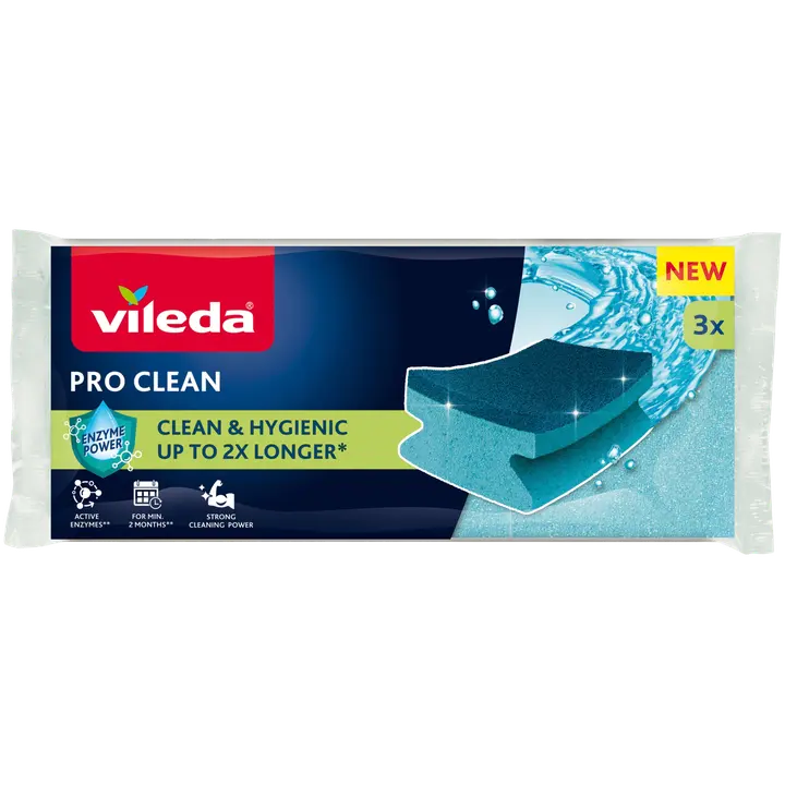 Svammid Vileda Pro Clean 3tk