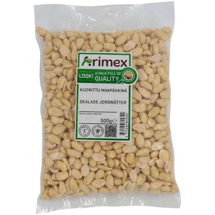 Arimex Kuorittuja maapähkinöitä 500g