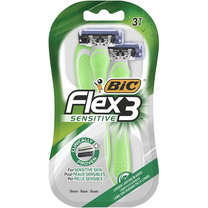 BIC varsiterä Flex 3 Sensitive 3-pack