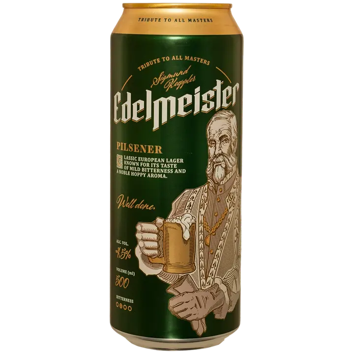 Edelmeister Pilsner õlu 4,5%vol 500ml