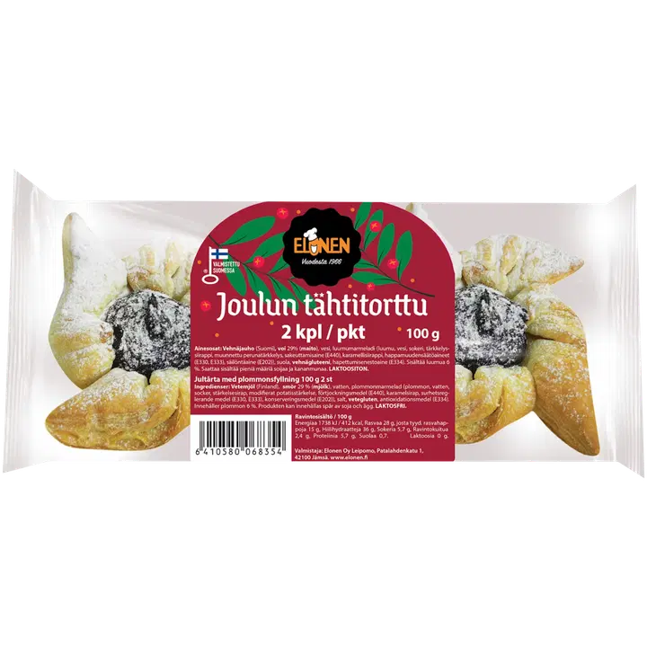 Elonen Tähtitorttu 2kpl 100g