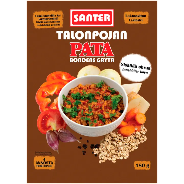 Santer Talonpojan pata/Ohra-kasvis-mausteseos 180g
