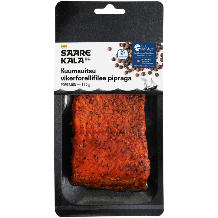 Saare Kala Kuumsuitsu Vikerforellifilee Portsjon Pi