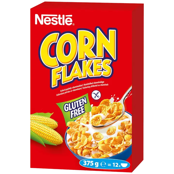Nestlé hommikusöögihelbed corn flakes 375g gluteenivaba
