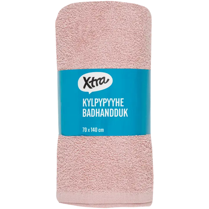 Xtra kylpypyyhe Anna 70x140 cm vaaleanpunainen