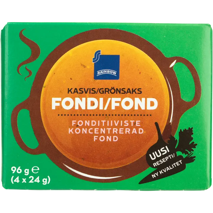 Rainbow 96g kasvisfondi 4x24g