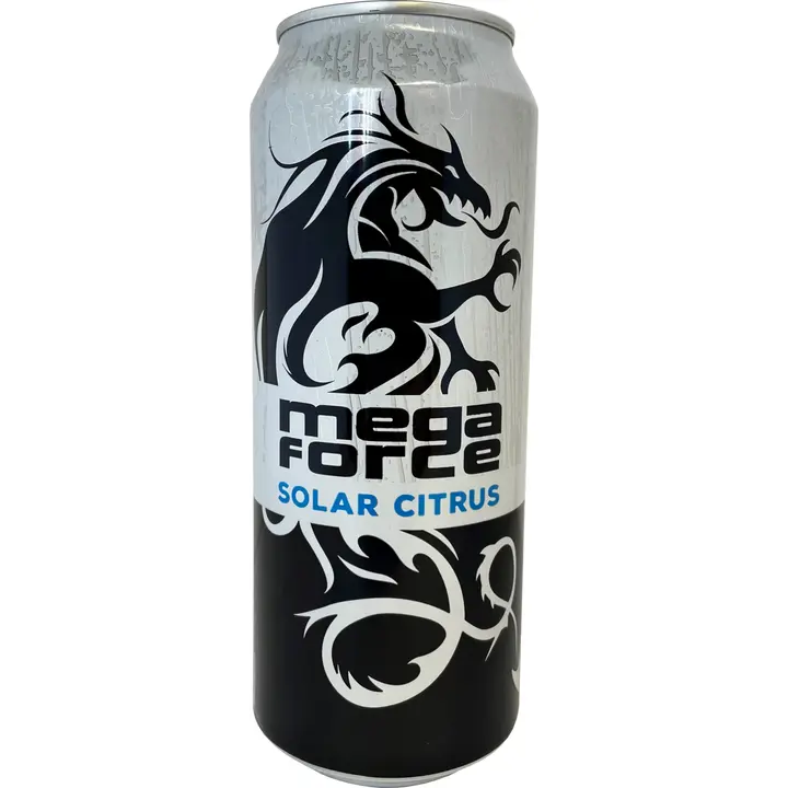 Megaforce solar citrus energiajuoma 0,5l tölkki