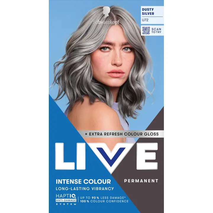 Live püsivärv U72 matt hõbe
