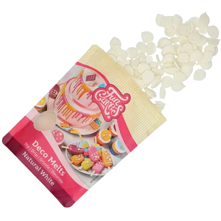Funcakes decomeltsnapit, valkoinen