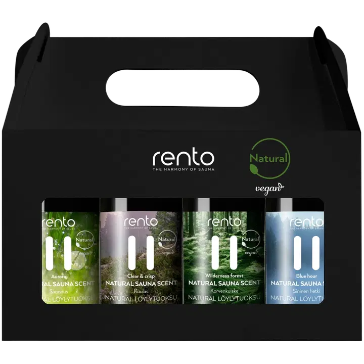 Rento Natural löylytuoksu lahjapakkaus 4 x 100 ml