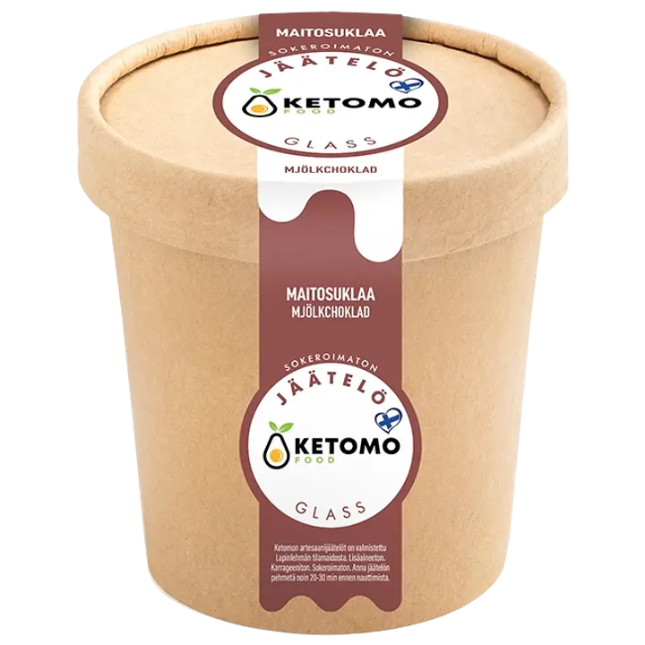 Ketomo Food Maitosuklaajäätelö 473ml