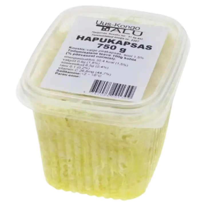Hapukapsas Uus Kongo 750g