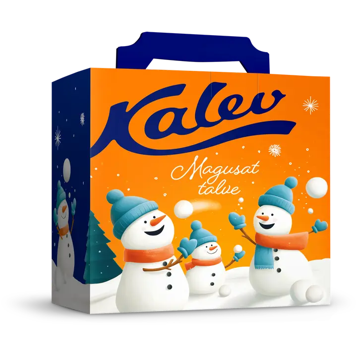 KALEV Kommipakk „Lõbus lumesõda“ 600g