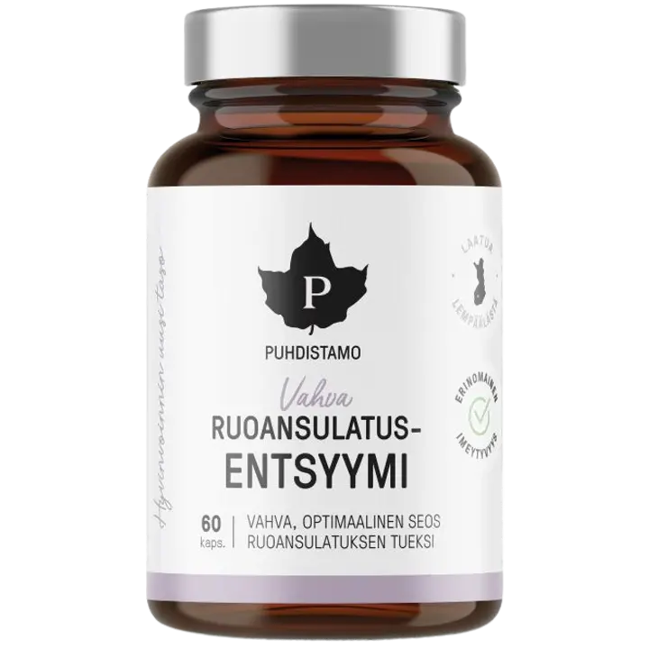 Puhdistamo Vahva Ruoansulatusentsyymi 60 kaps