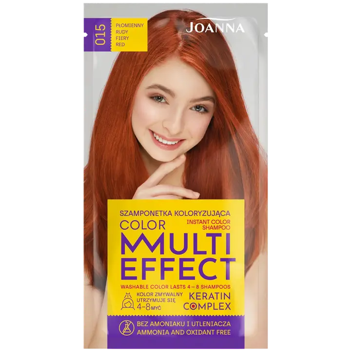 Joanna Multi Effect shampoo  Fiery Red 015