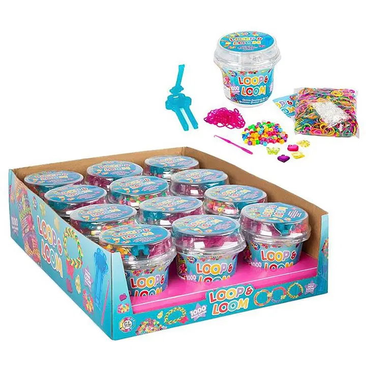 1000 Band loop & Loom tub with 5 charms