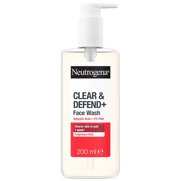 Neutrogena Clear&Defend+ Facial Wash pesuneste 200 ml