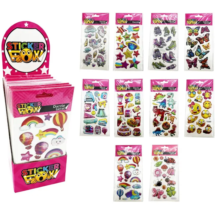 Sticker Pow Dazzle tarra-arkki