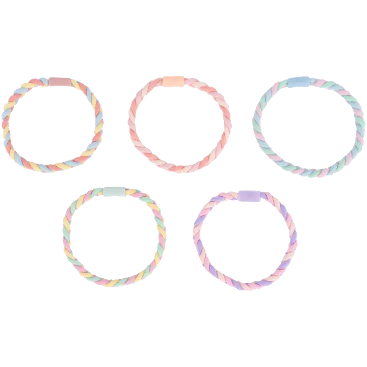 Ibero juuksekummid värvilised laste 5tk