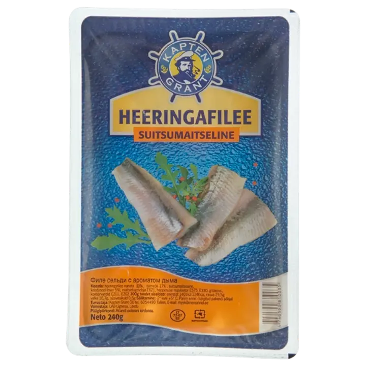 Kapten Grant Heeringafilee Suitsumaits 240 G