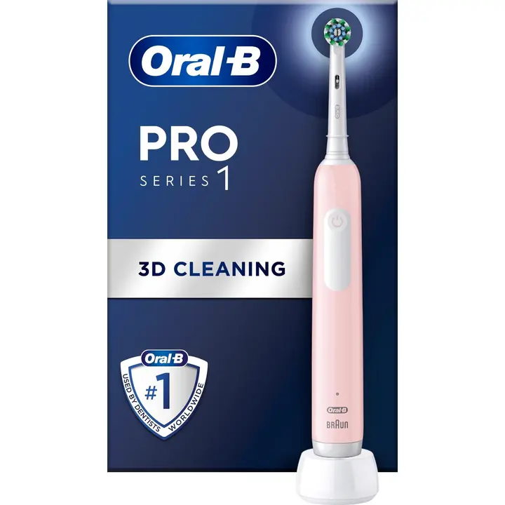 Oral-B PRO Series1 Pink sähköhammasharja + extra vaihtoharja
