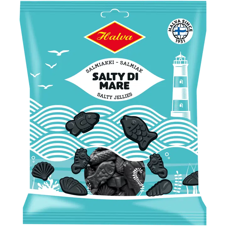 Halva Salty Di Mare salmiakki 120 g