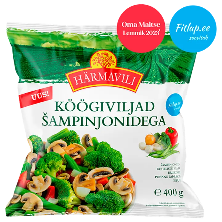 HÄRMAVILI Köögiviljad šampinjonidega 400g fitlap