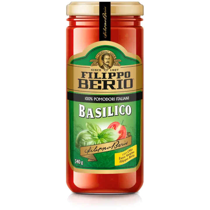 Filippo Berio tomatikaste basiilikuga 340g