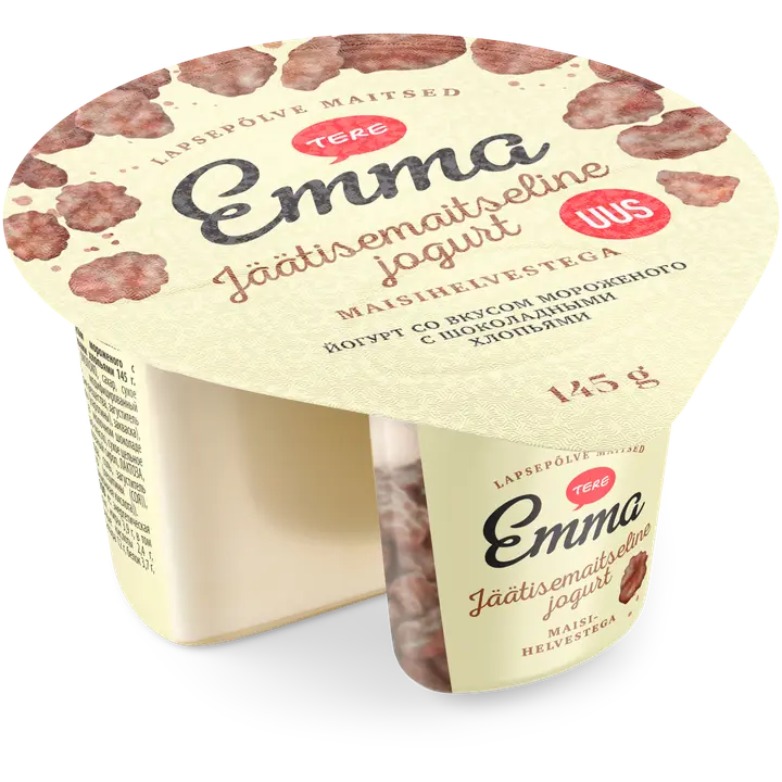 Tere Emma jäätisemaitseline jogurt maisihelvestega 145g