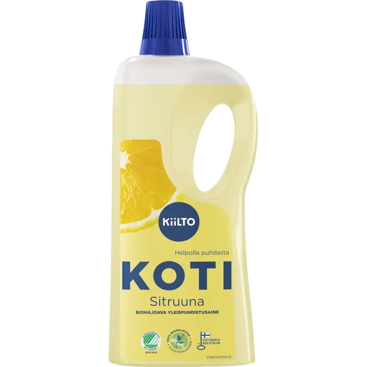 Kiilto Koti biohajoava yleispuhdistusaine Sitruuna 1 L