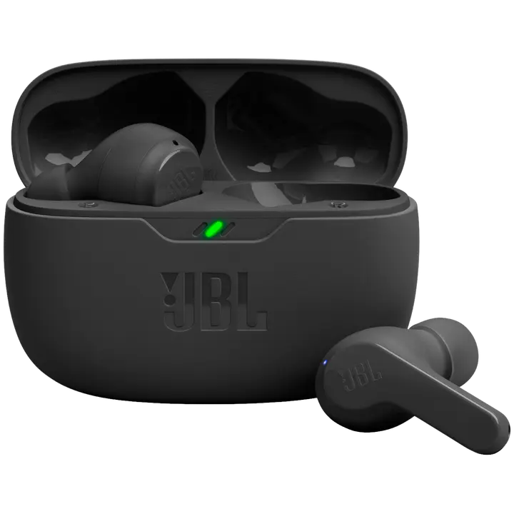 Nööpkõrvaklapid Vibe Beam must