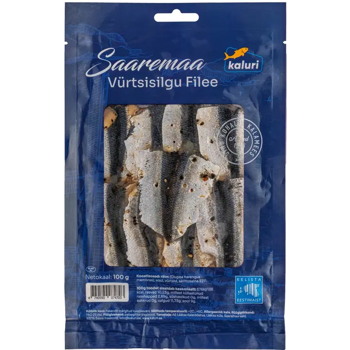 Kaluri Vürtsisilgu Filee 100 G