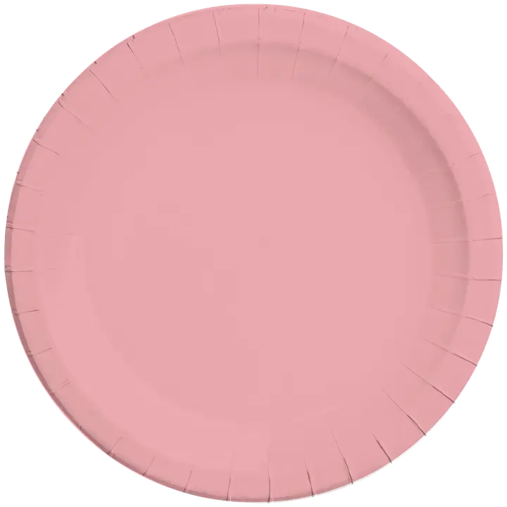 Papptaldrik FSC roosa 23cm 8tk
