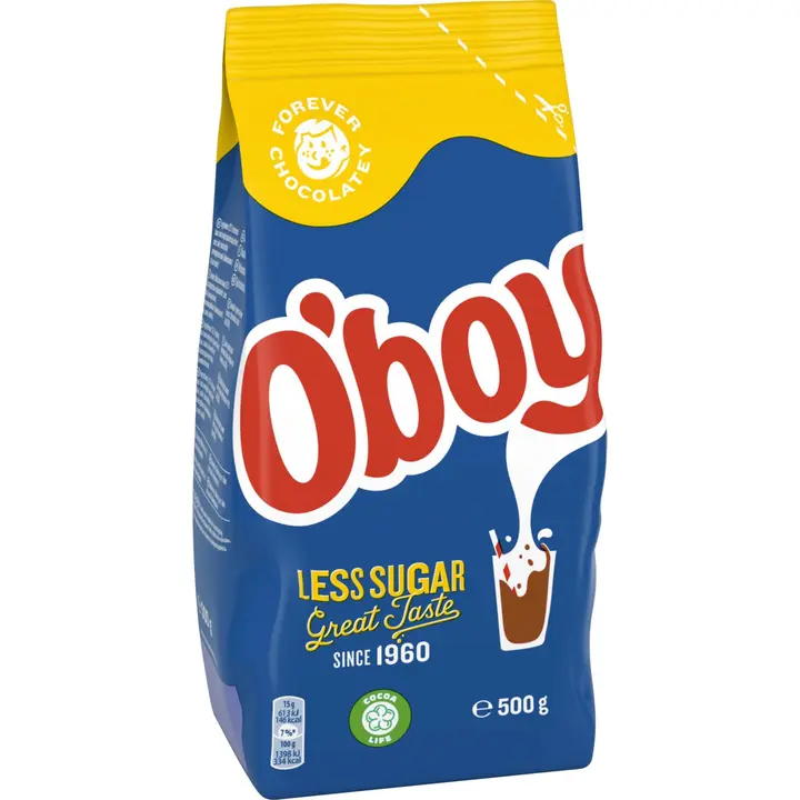 O'Boy Less Sugar Kaakaojuomajauhe 500g